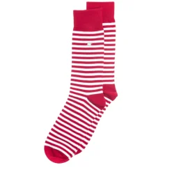 Alfredo Gonzales Sokken The Stripes Red&White AG-SK-TBC-02-108 Rood