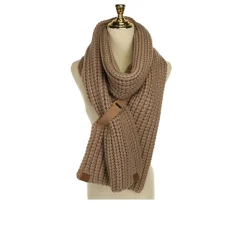 I'm Dutch Shawls OLSJ12952 Taupe