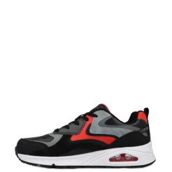 Skechers kinder Veterschoenen 403647L/BKRD Zwart