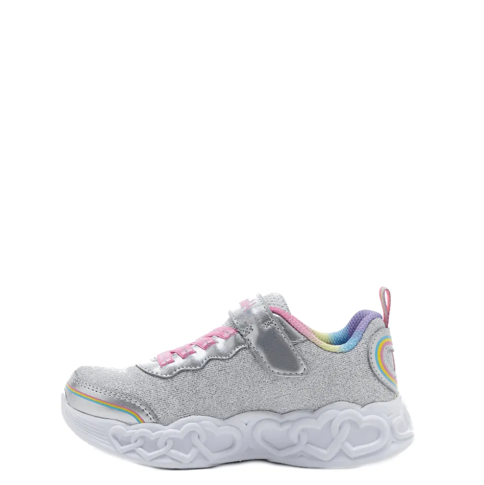 Skechers kinder veterschoenen 303751L/SMLT Zilver