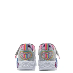 Skechers kinder veterschoenen 303751L/SMLT Zilver